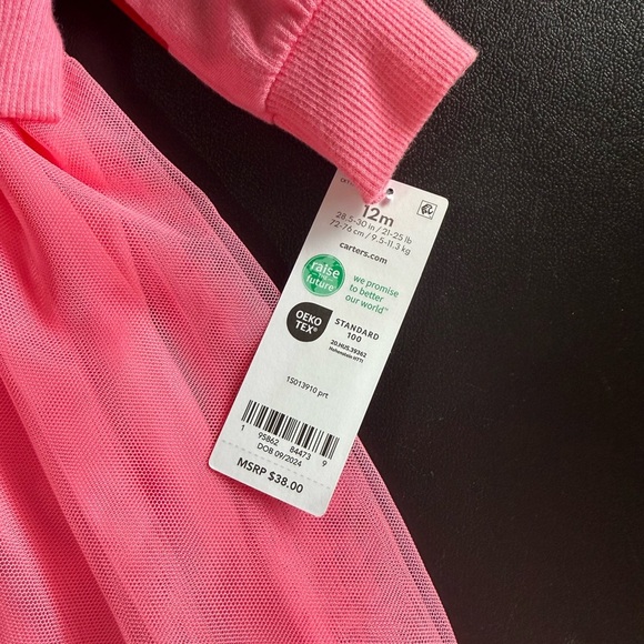 NWT Carter's Tulle Dress - Picture 2 of 6